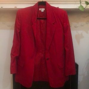 Red blazer